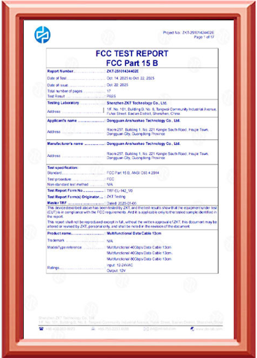 FCC Part 15B Report