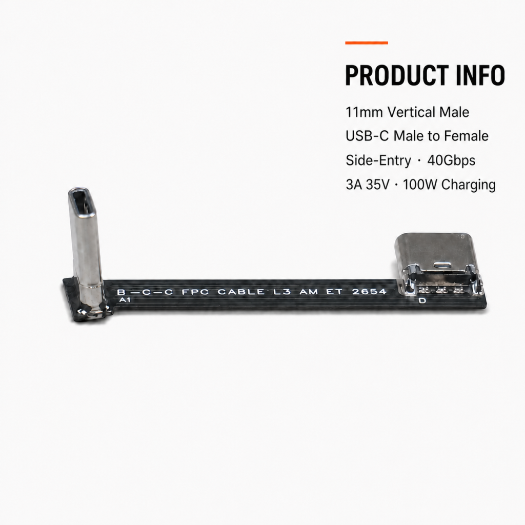 Custom FPC | Supports 40Gbps transmission |Male-to-female interface